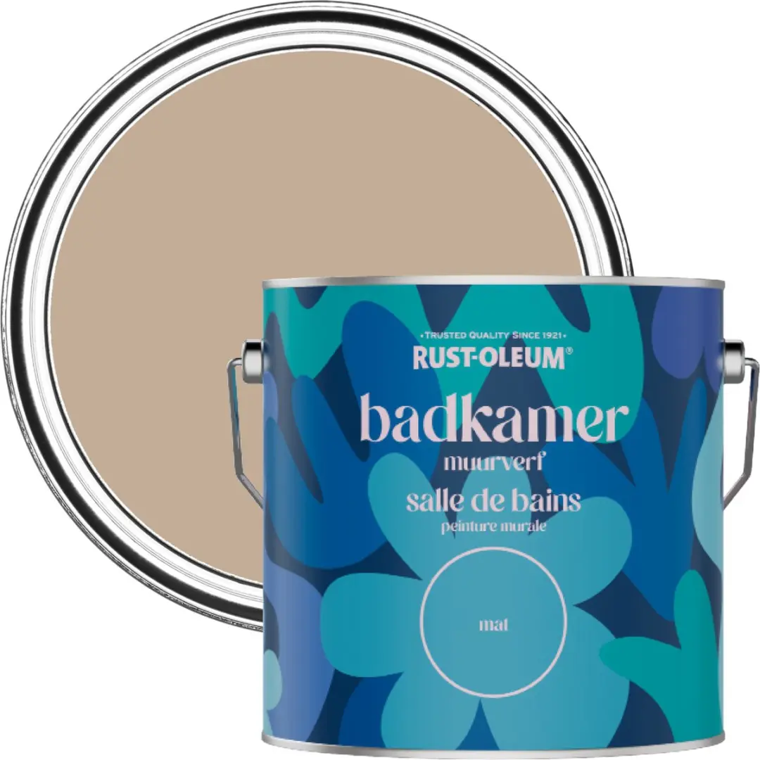 Rust-Oleum Bruin Badkamerverf Gezouten Karamel 2,5L