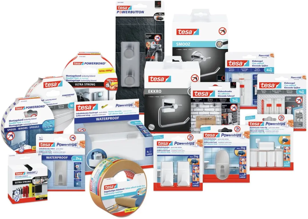 Tesa Powerbond Outdoor Montagetape 5m x 19mm - Transparant