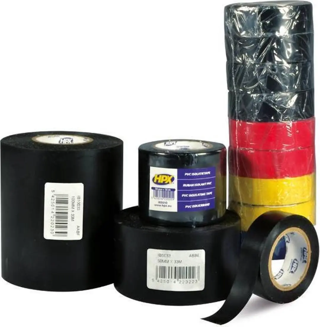 HPX PVC Isolatietape 15mm x 10m - 10 Stuks