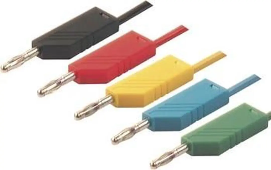 Velleman Meetkabel 4mm 100cm Geel