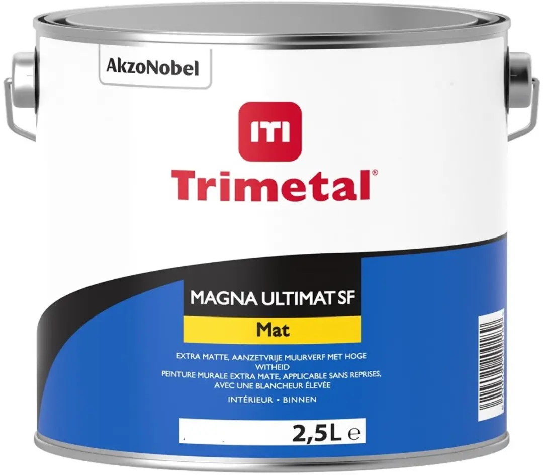 Trimetal Magna Ultimat SF Binnenmuurverf 2.5L - RAL 9001 Cremewit