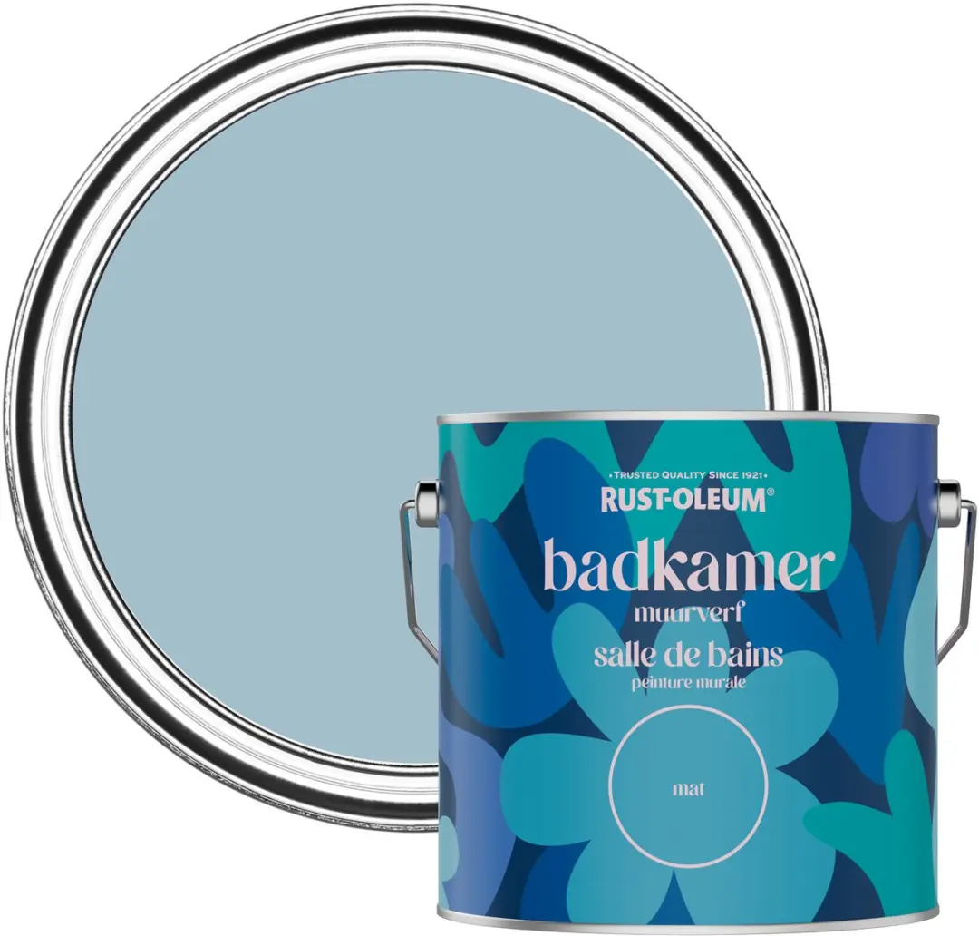 Rust-Oleum Badkamerverf Schemerblauw 2,5L