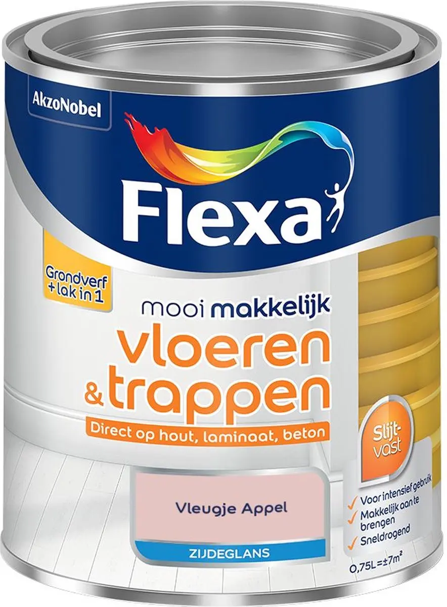Flexa Mengverf Vleugje Appel 750ml - Zijdeglans