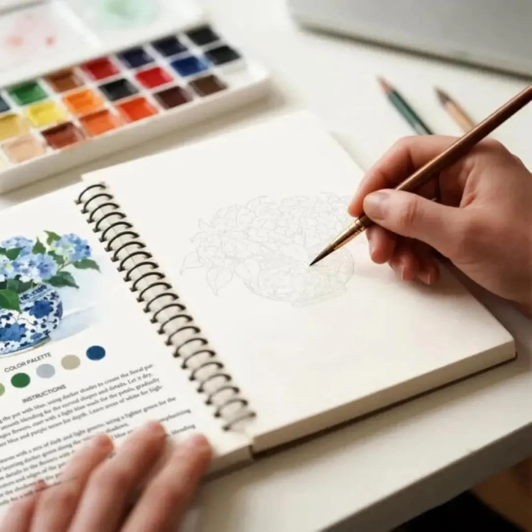 ECTEATOY Aquarel Werkboek Beginners Schilderset - 1 Stuk