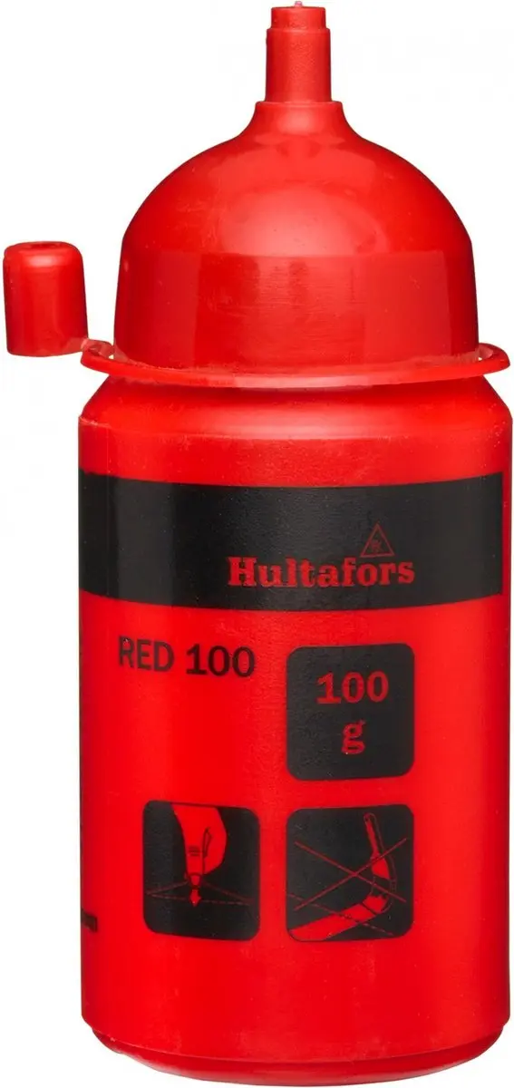 Hultafors Red 100 Slaglijnkrijt - 100gr