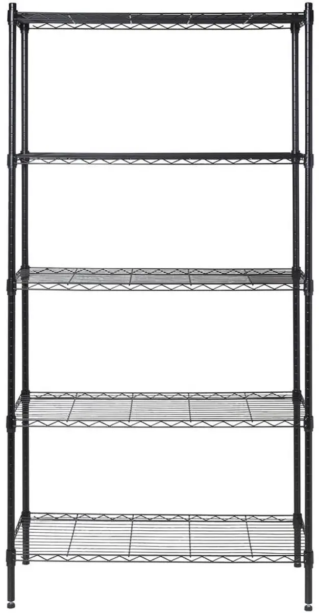 TOOLCRAFT TO-10565271 Stellingkast - 160 kg - 900x1815x400mm Zwart