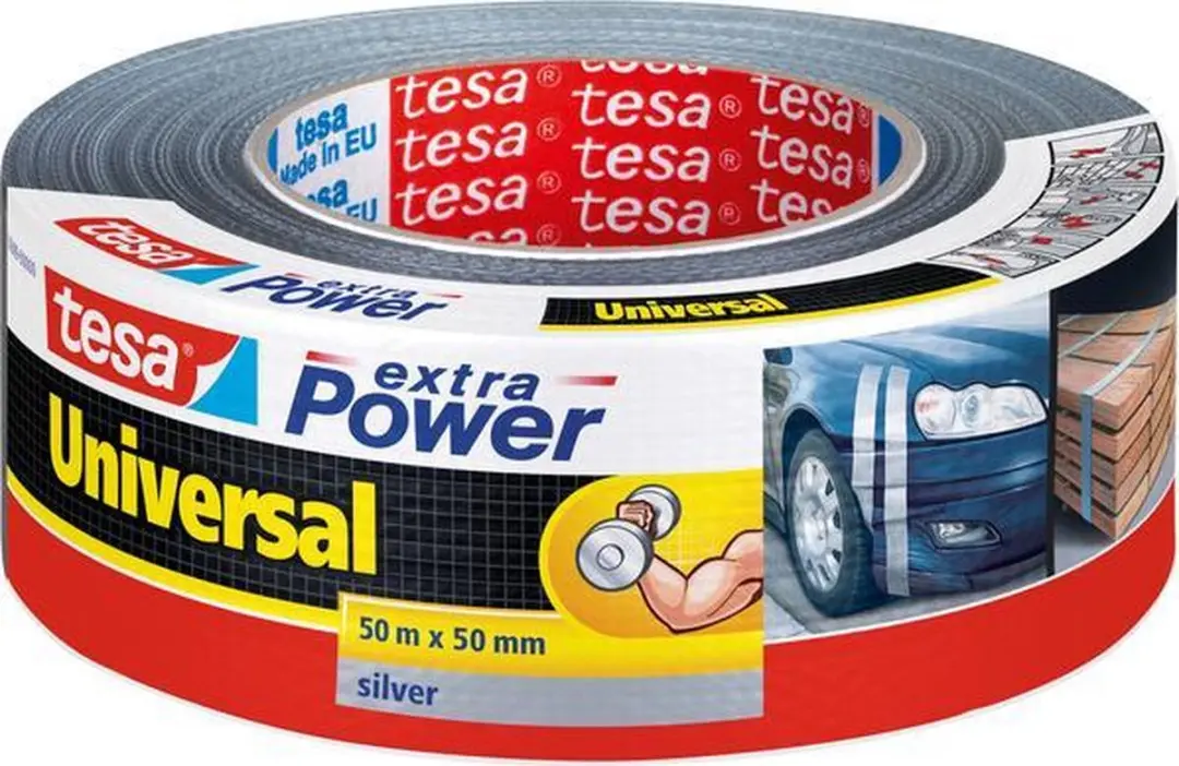 Tesa Textieltape Extra Power Wit 50m x 50mm