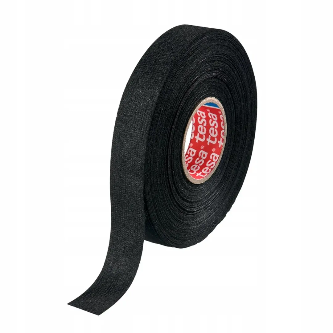Tesa PET Viltband 25m x 19mm - Zwart
