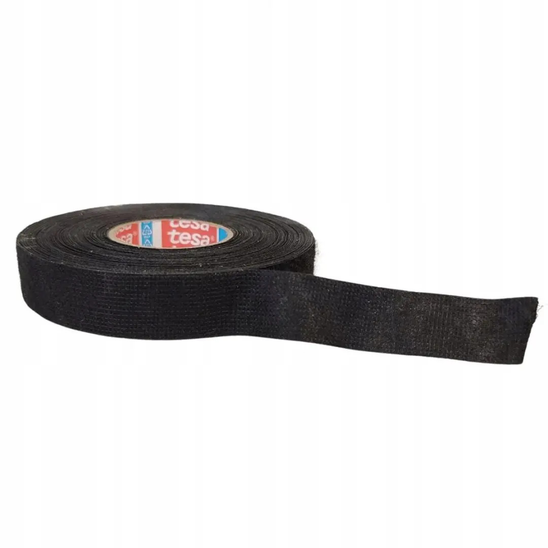 Tesa PET Viltband 25m x 19mm - Zwart