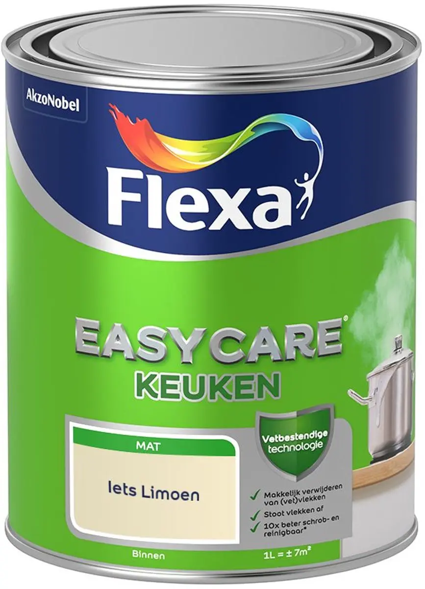 Flexa Easycare Keuken Mengverf Iets Limoen 1L