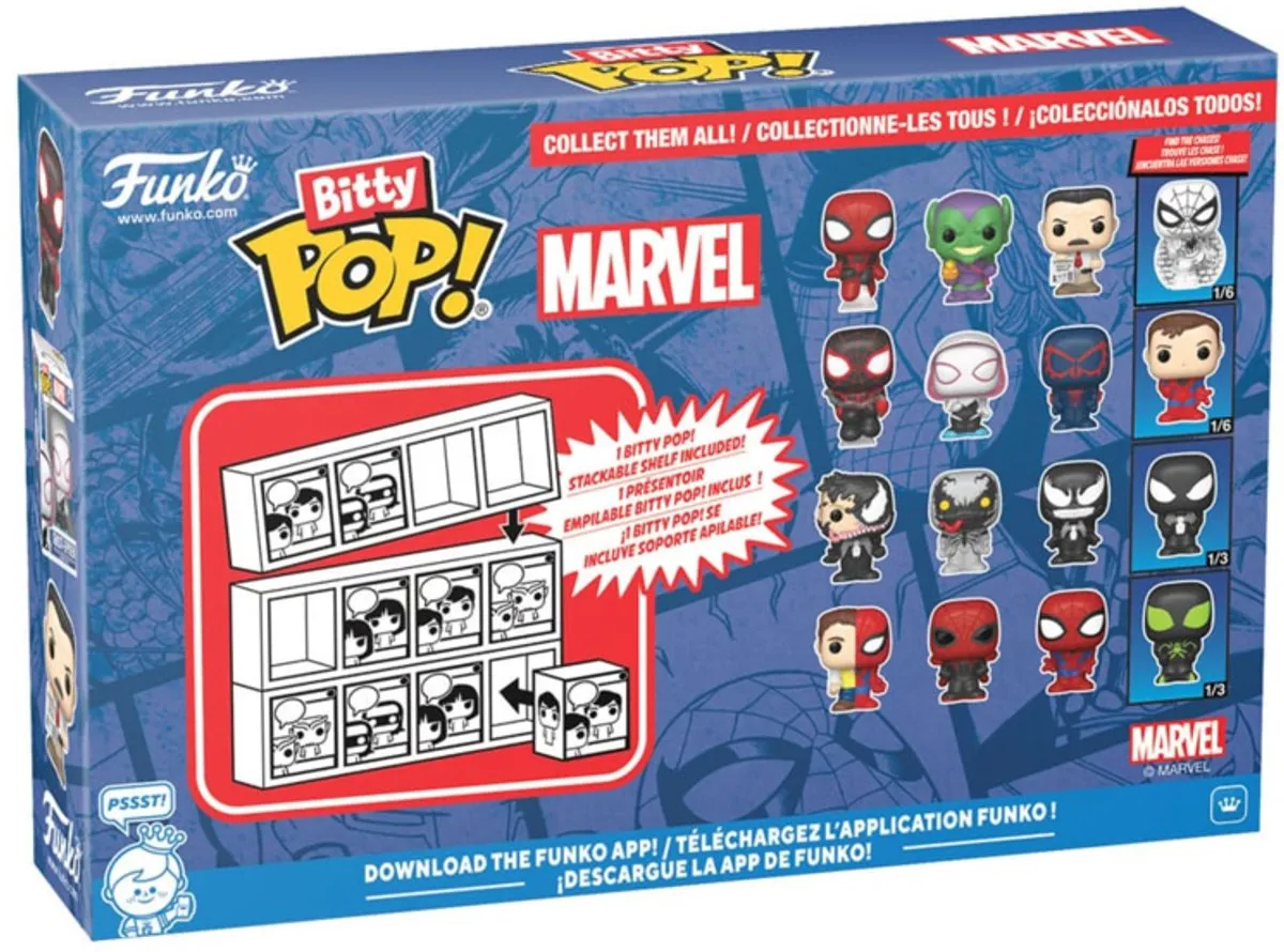 Funko Spider-Man Bitty POP! Series 2 - 4 Stuks Multicolor - afbeelding 6 van 6