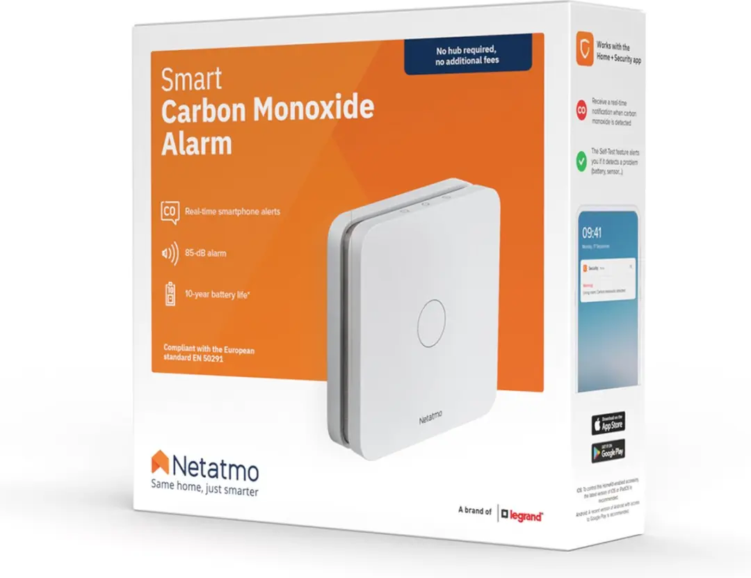 Netatmo Slimme Koolstofmonoxidemelder - 10 Jaar Batterij - Wit - afbeelding 6 van 6