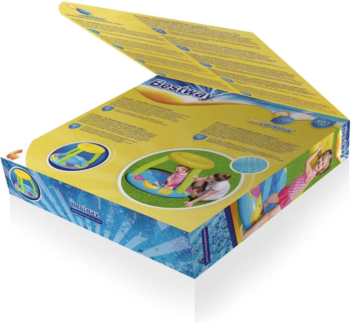 Bestway Peuterzwembad Fruitthema 52331 - 91x91cm - 26l - afbeelding 6 van 6
