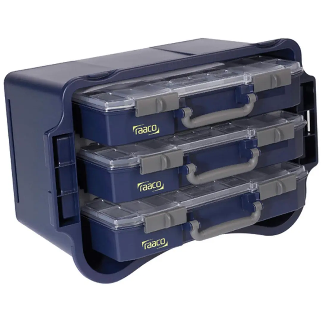 Raaco CarryLite 80 Sorteerdoos - 50 Vakken - Donkerblauw