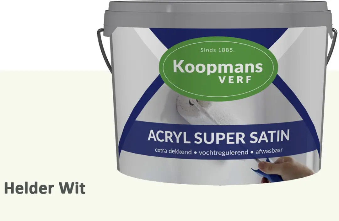 Koopmans Acryl Super Satin Zijdeglans Muurverf 5L