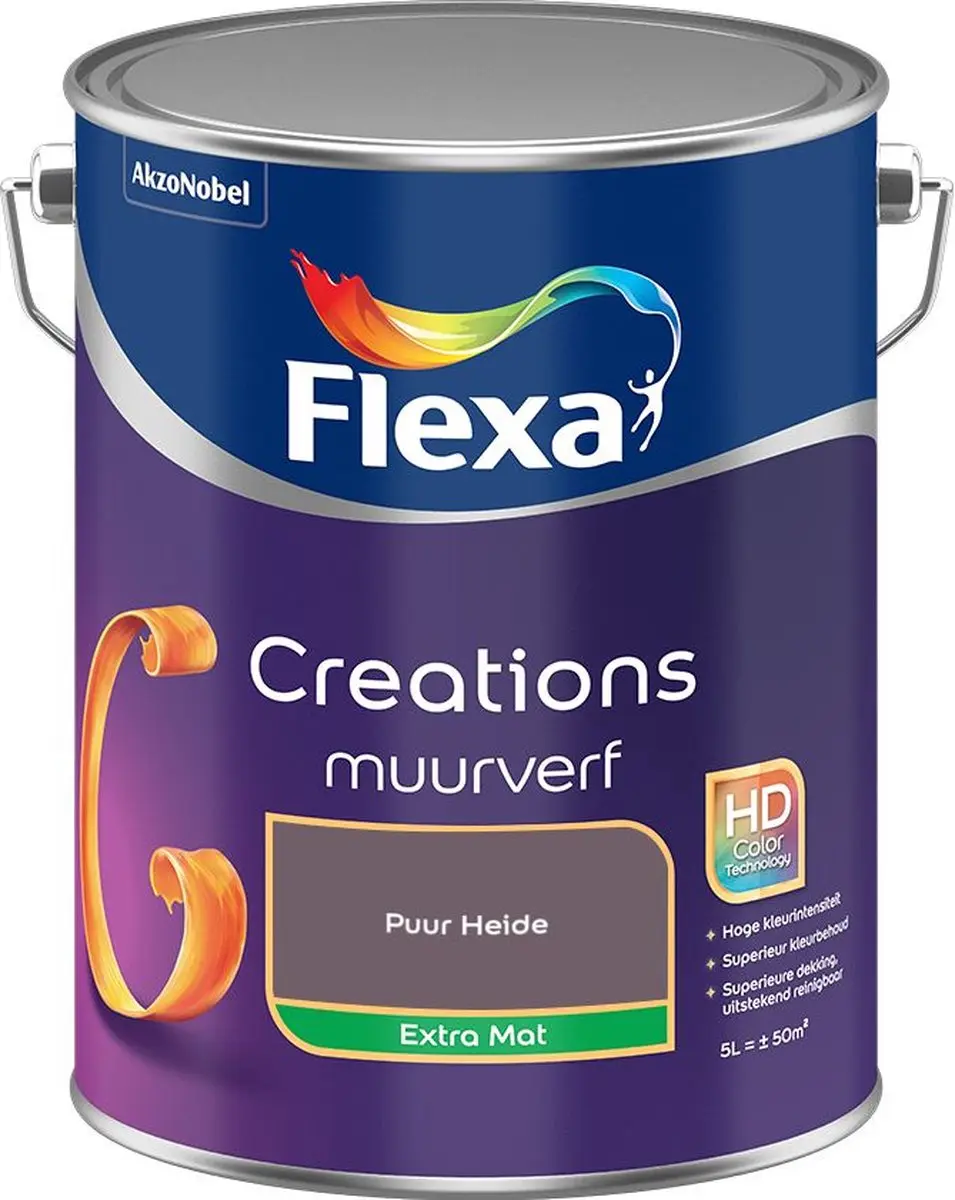 Flexa Creations Muurverf Extra Mat Puur Heide