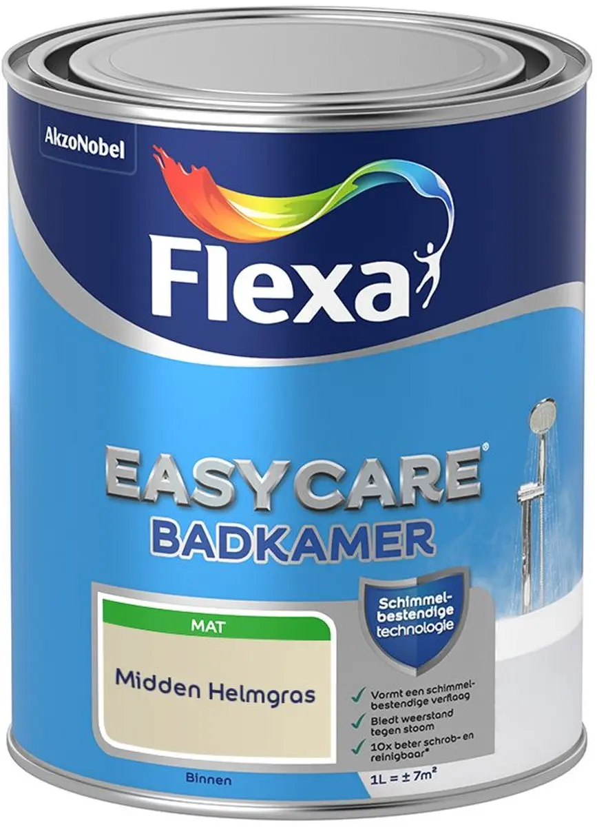 Flexa Easycare Badkamer Midden Helmgras Mengverf 1L