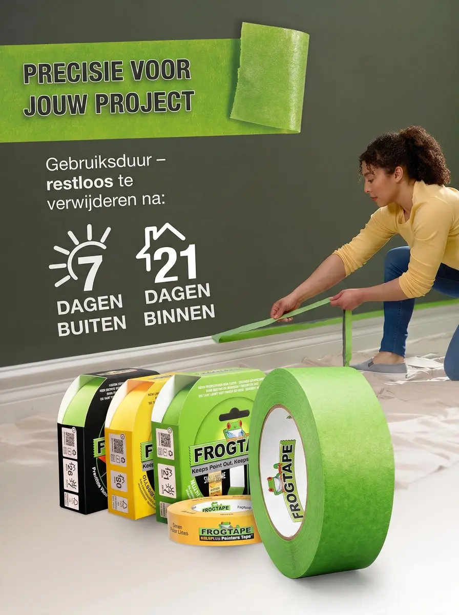 Kip Frogtape 24mm - Groen - afbeelding 6 van 6