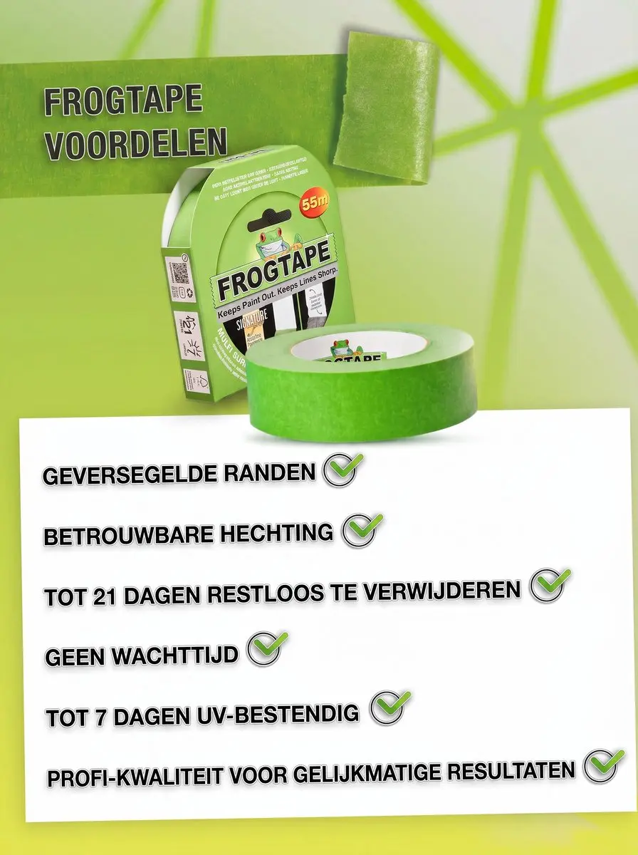 Kip Frogtape 24mm - Groen
