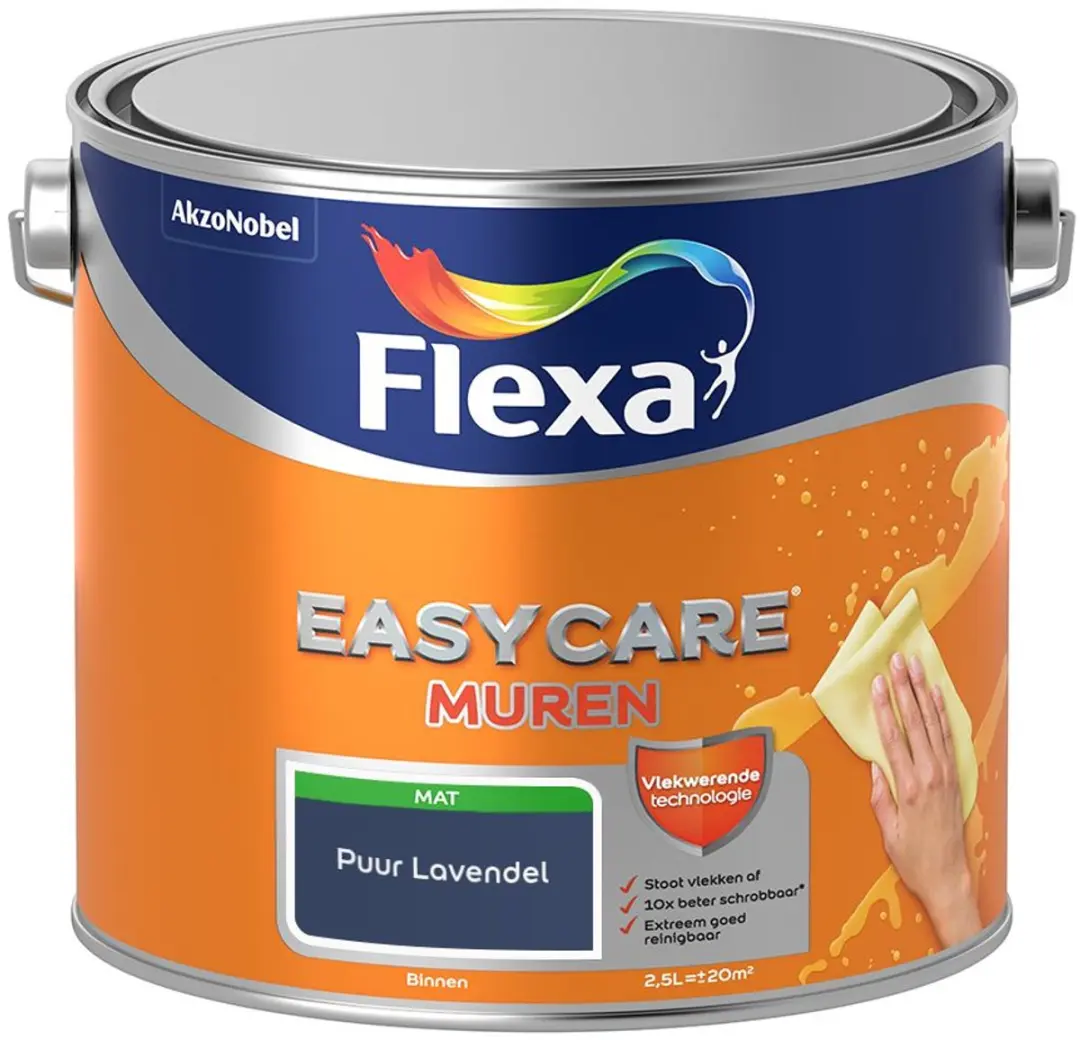 Flexa Easycare Muren Puur Lavendel Mengverf 2,5L
