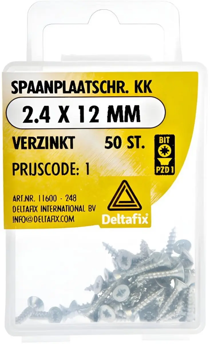 Deltafix Spaanplaatschroeven 4,0x70mm II