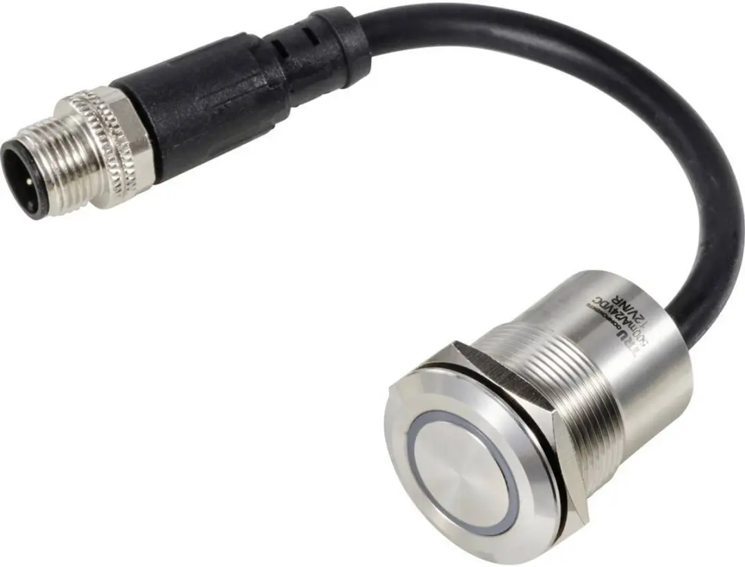 Tru Components TC-PS223P10YSSR12T M12 Male Connector