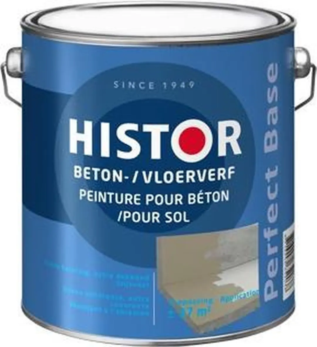 Histor Perfect Base Betonverf 2,5L - Bruin