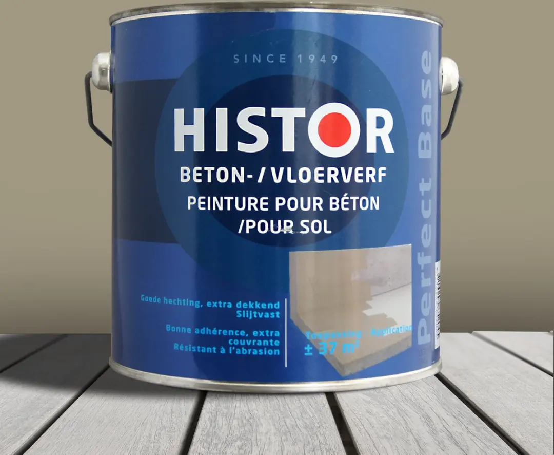Histor Perfect Base Betonverf 2,5L - Bruin