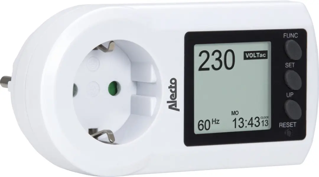 Alecto EM-17 Energiemeter - A003597 - Stroomkostenmeter - Wit