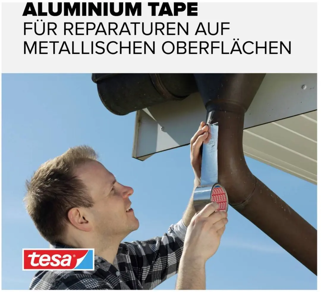 Tesa Aluminium Tape 56223-00000-11 - 10m x 50mm - Zilver