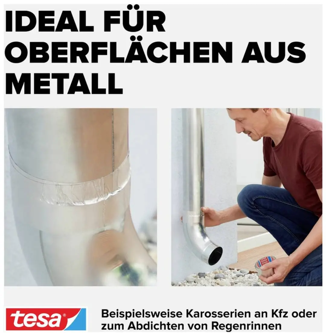 Tesa Aluminium Tape 56223-00000-11 - 10m x 50mm - Zilver - afbeelding 6 van 6