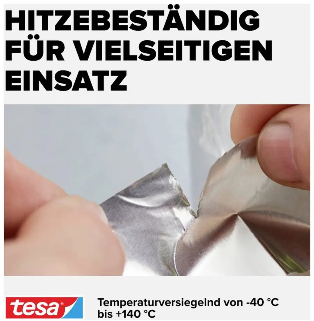 Tesa Aluminium Tape 56223-00000-11 - 10m x 50mm - Zilver