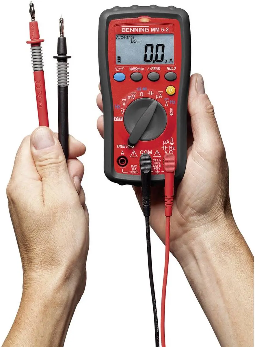 Benning MM 5-2 Multimeter 0,1mV-600V AC/DC