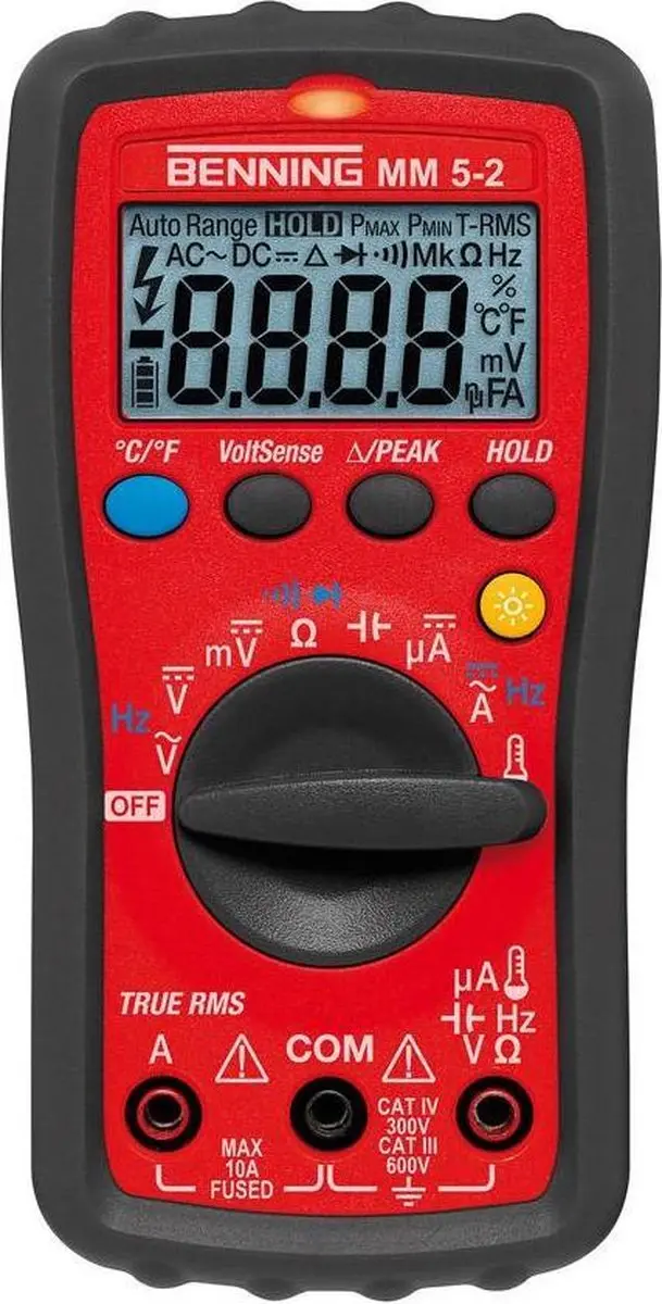 Benning MM 5-2 Multimeter 0,1mV-600V AC/DC