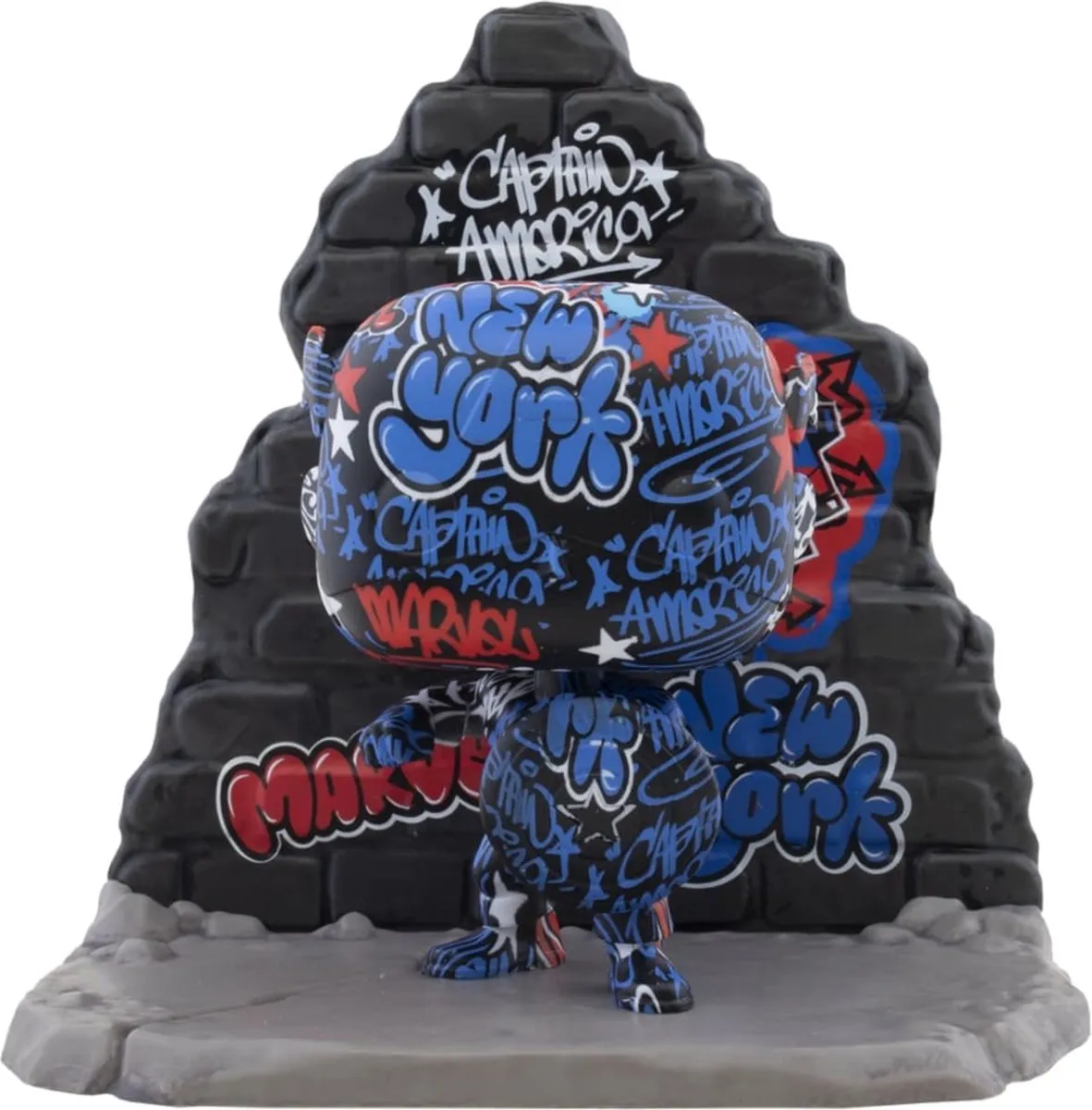 Funko Pop! Captain America Street Art #752 Exclusief