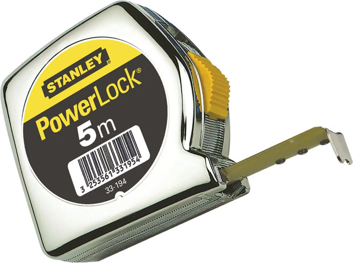 Stanley Rolbandmaat Powerlock 5m