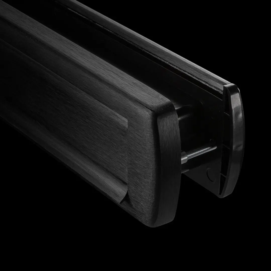 AXA Curve Plus Brievenbusbriefplaat 340x74mm - Zwart