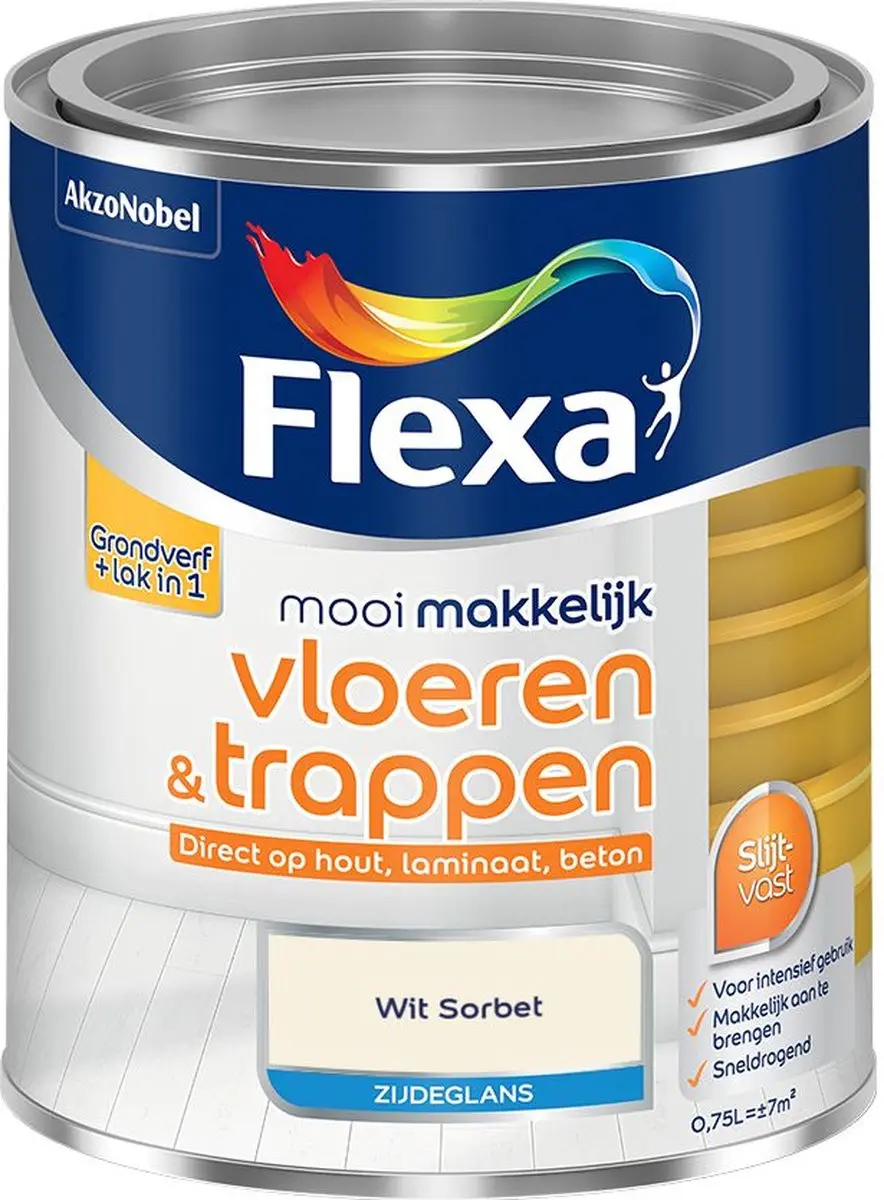 Flexa Mengverf Wit Sorbet 750ml - o.a. hout/steen