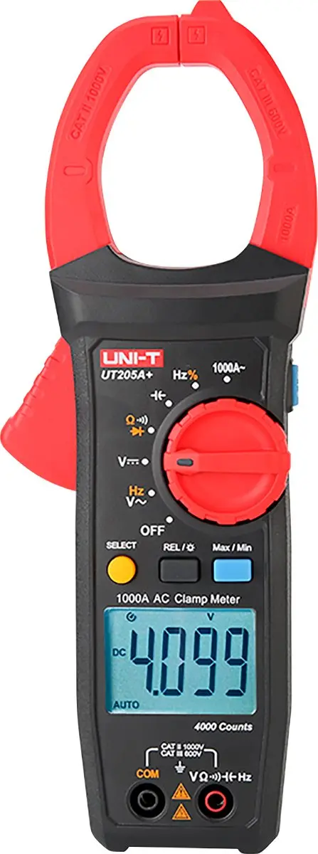 UNI-T UT205A+ Stroomtang Multimeter 1000A
