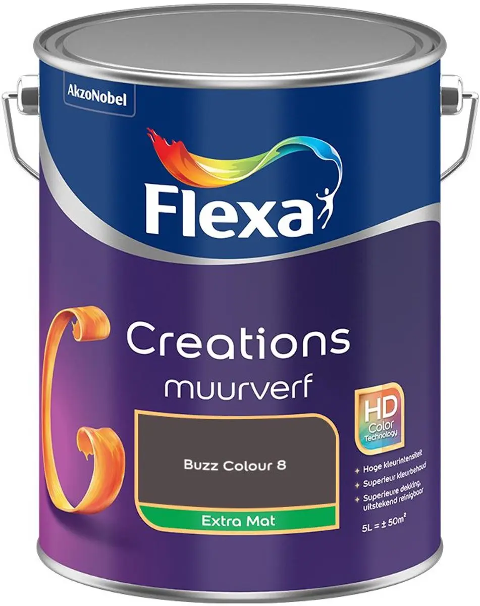 Flexa Creations Muurverf Extra Mat Buzz Colour 8