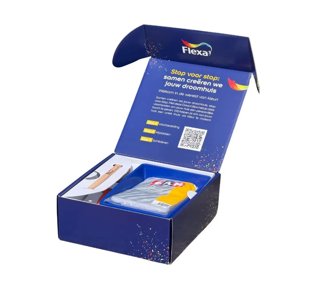 Flexa Dream Box Muurverf Blauw - 9 Stuks