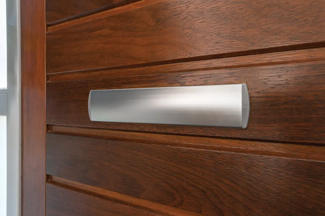Axa Curve Plus Brievenbusbriefplaat Aluminium 340x74mm