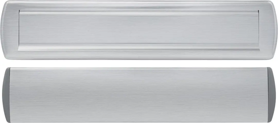 Axa Curve Plus Brievenbusbriefplaat Aluminium 340x74mm