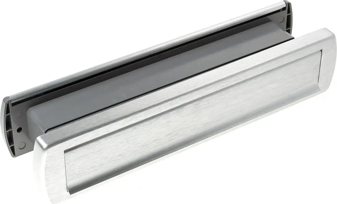 Axa Curve Plus Brievenbusbriefplaat Aluminium 340x74mm