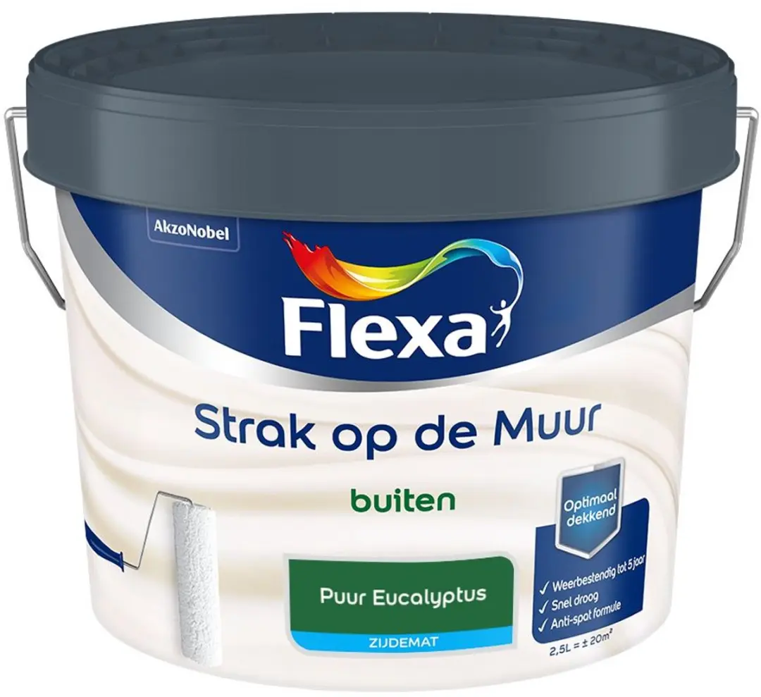 Flexa Mengverf Puur Eucalyptus 2,5L