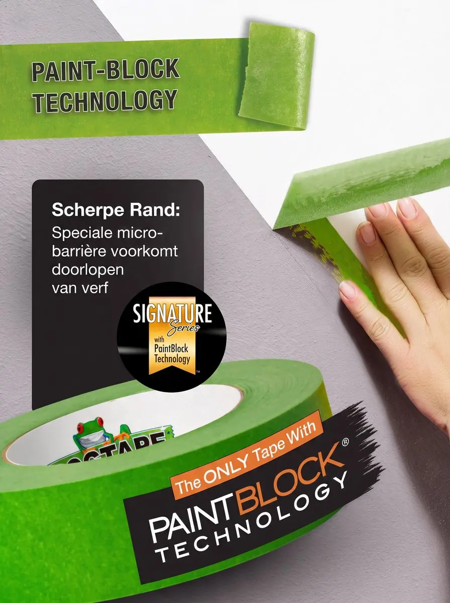 Kip FrogTape Multi Surface 36mm - 3 Stuks - Meerkleurig
