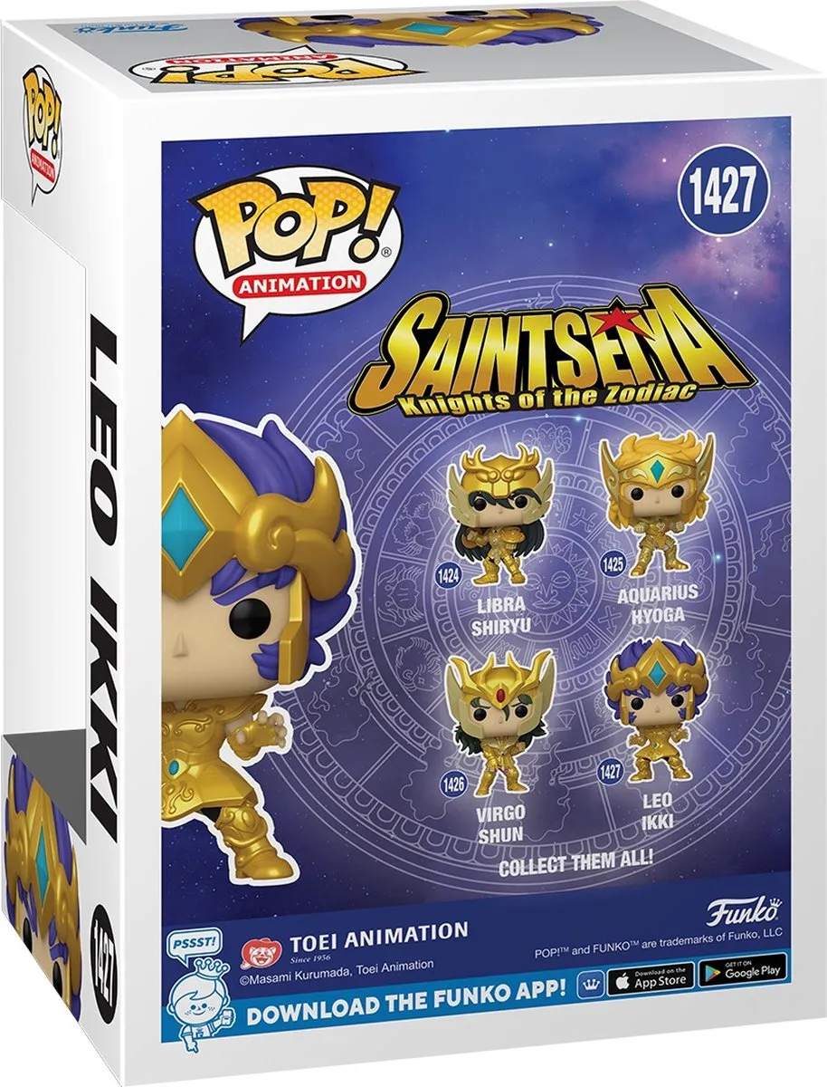 Funko Saint Seiya POP! Gold Leo Ikki Verzamelfiguur 72059 - Multicolor