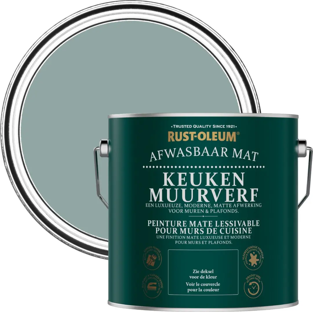 Rust-Oleum Gresham Blauw Keuken Muurverf 2,5L