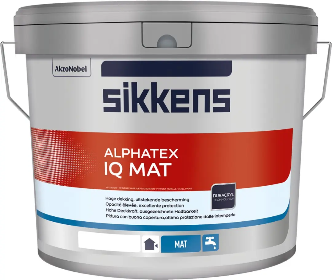 Sikkens Alphatex IQ Mat RAL 7044 Zijdegrijs