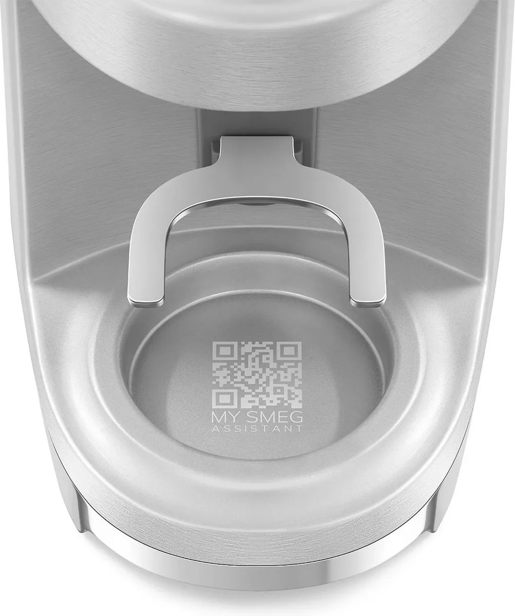 Smeg CGF02SSEU Elektrische Koffiemolen - 150W - 30 Maalstanden - Grijs